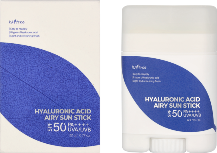 Immagine prodotto Isntree Hyaluronic Acid Airy Sun Stick (Stick solare, SPF 50, 22 ml, 22 g)