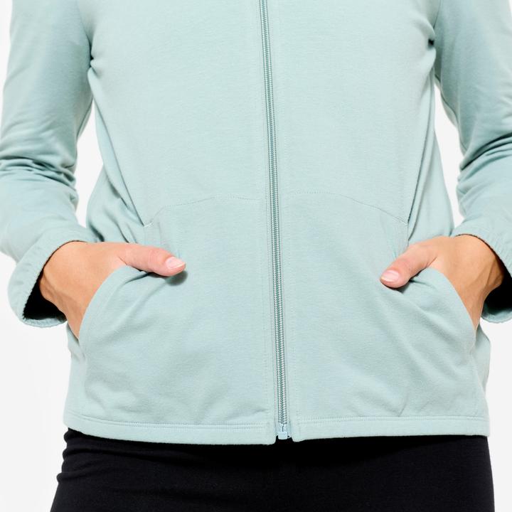 Produktbild Domyos Kapuzenjacke Damen - grün (S)