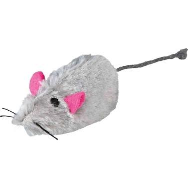 Thumbnail - Trixie Plüschmäuse Langhaar Catnip 9cm (Mausspielzeug), Katzenspielzeug