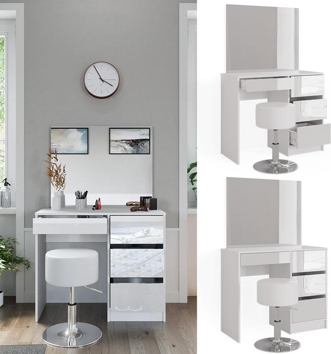 Image du produit Vicco Sherry mit Hocker (90 x 40 x 75 cm)