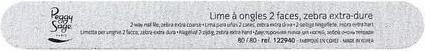 Immagine prodotto Peggy Sage Lima per unghie a 2 vie Zebra Lima per unghie bifacciale extra grossa 80/80 Zebra