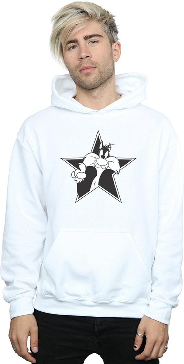 Image du produit Looney Tunes - Sweat à capuche SYLVESTER MONO STAR - Homme (XL)