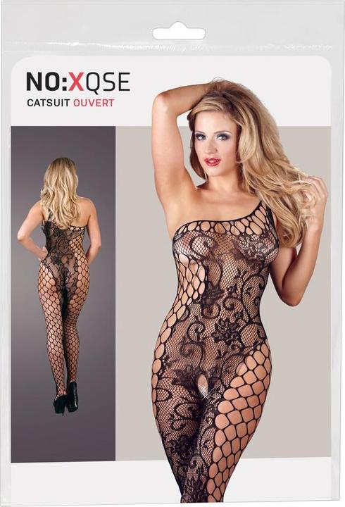 Produktbild Mandy Mystery Catsuit mit Blütendetails (L, M, S)