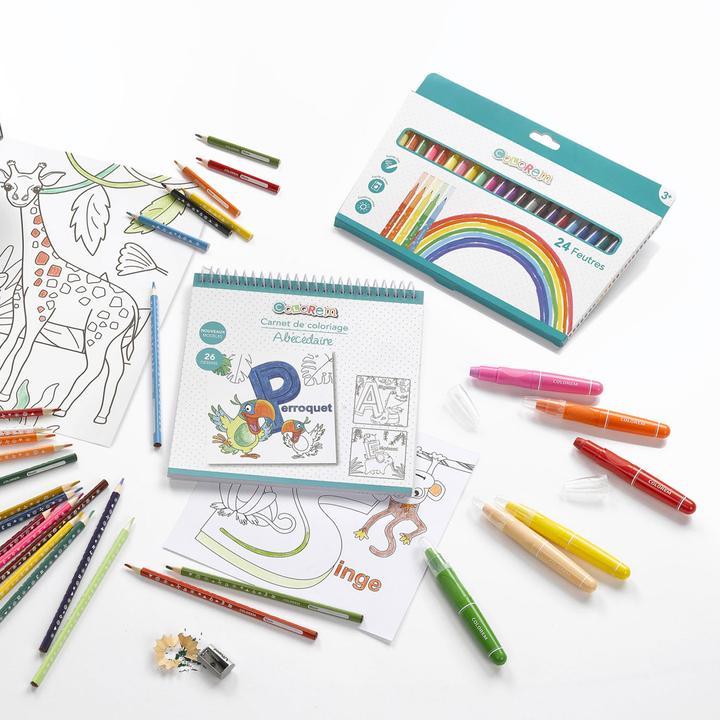 Image du produit Eugene Perma Crayons-feutres, 24 crayons à pointe fine (24x)