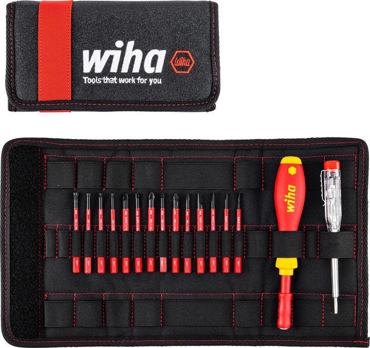 Actual product image Wiha Screwdriver (Slotted screws, Torx (TX), Pozidriv cross recess (PZ), Phillipps cross recess (PH))