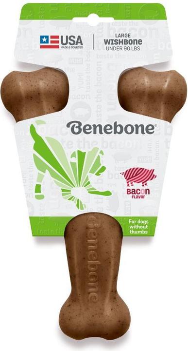 Produktbild Benebone Wishbone Bacon 24 cm - (854111004620) (Kauspielzeug Hund)