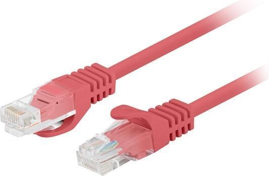 Produktbild Lanberg Patchcord Kat.6 Utp 0.5m Czerwony Fluke Passed 10-Pack (U/UTP, CAT6, 0.50 m)