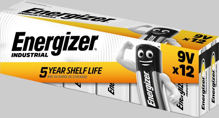 Produktbild Energizer Industrial (12 Stk., 9V Block, 600 mAh)