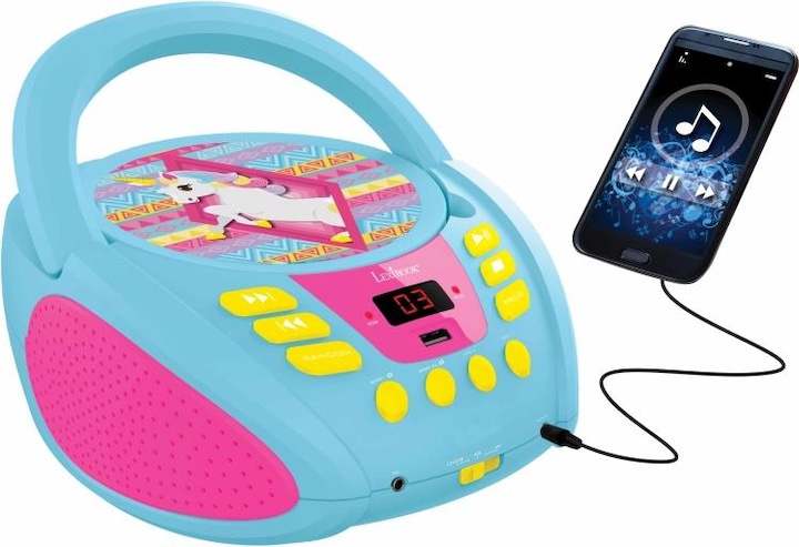 Actual product image Lexibook CD-Player Unicorn