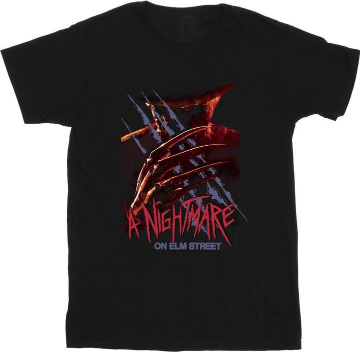 Actual product image Absolute Cult Mens Freddy Claw T-Shirt (S)