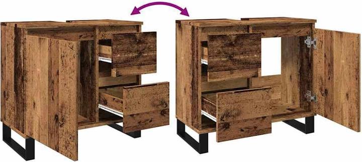 Immagine prodotto vidaXL Waschbeckenunterschrank (65 x 33 x 60 cm)