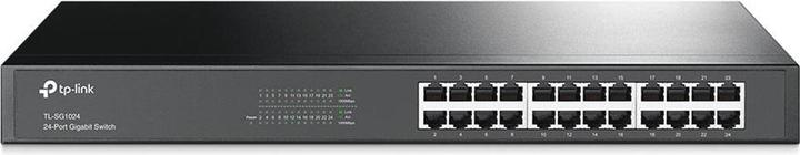 Produktbild TP-Link TL-SG1024 Netzwerk-Switch Unmanaged L2 Gigabit Ethernet (10/100/1000) Schwarz (24 Ports)