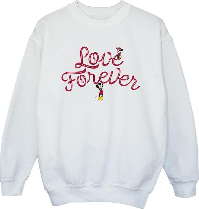 Produktbild Disney Mickey Mouse Love Forever Sweatshirt Mädchen (140, 146)
