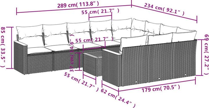 Produktbild vidaXL Leon