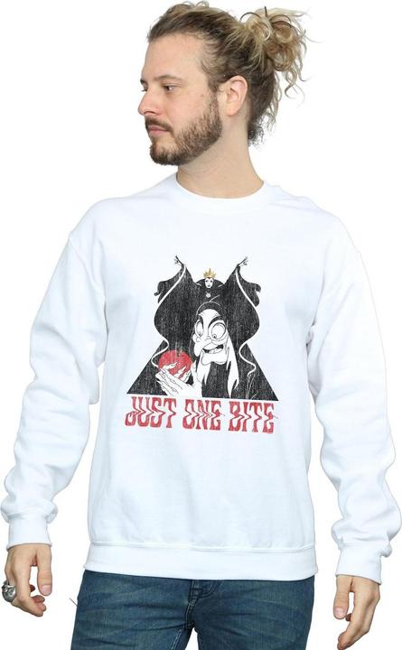 Actual product image Disney Mens Snow White Just One Bite Sweatshirt (M)