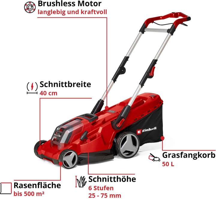 Produktbild Einhell Rasarro 36/40 (Akkubetrieb)