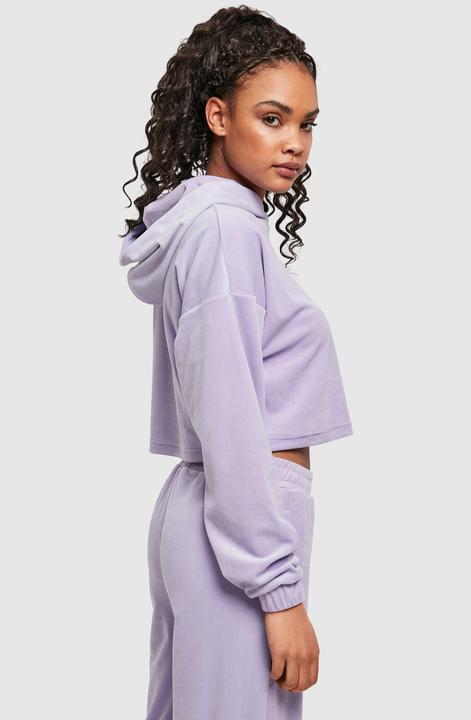 Image du produit Urban Classics Sweat à capuche croisé en velours pour femmes (L)