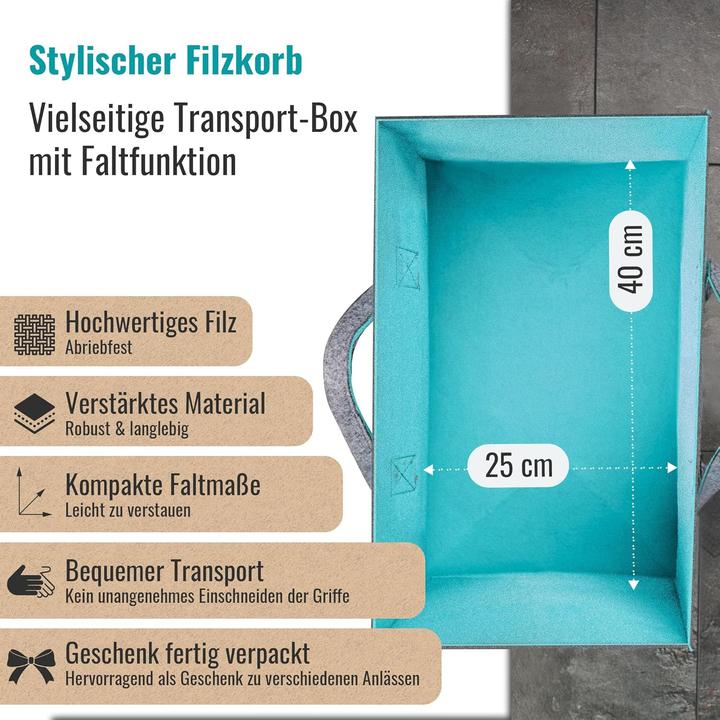 Produktbild Achilles Filzkorb mit Faltfunktion