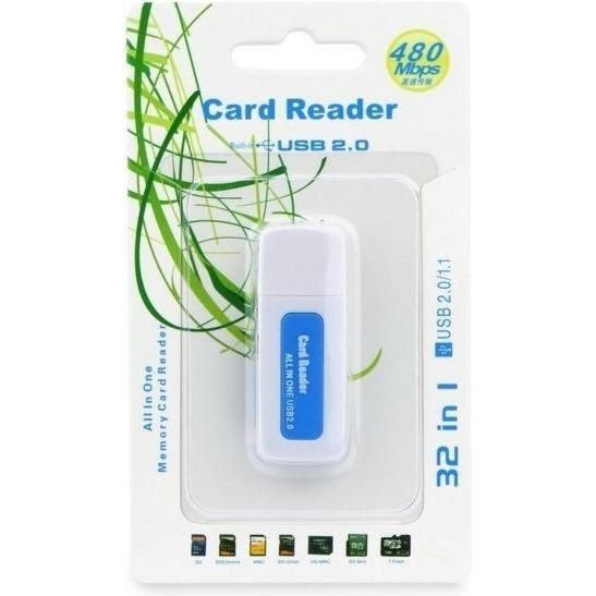 No Name Czytnik kart pami?ci SDHCSDMMCRS-MMC Mini-SDadapterMicro SDadapterTFadapterXDMSM (USB 2.0), Speicherkartenlesege...