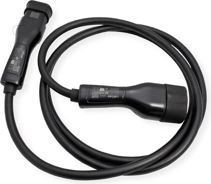 Actual product image Roline E-car charging cable Type2, 3-phase (Type 2, 22 kW, 32 A, 3 m)