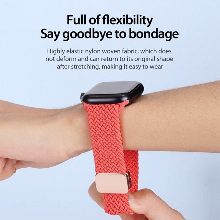 Actual product image Dux Ducis Mixture Pro Armband (38 mm, 40 mm, 41 mm, Nylon, Apple Watch Series 2, Apple Watch Series 1, Apple Watch Series 3, Apple Watch Series 4, Apple Watch Series 5, Apple Watch Series 6, Apple Watch Series 7, Apple Watch Series 8, Apple Watch Series 9, Apple Watch SE)