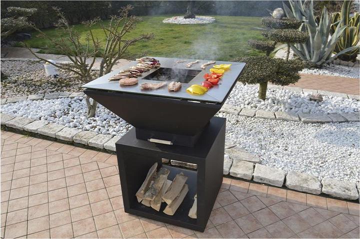 Immagine prodotto Oveneat Feuerschale BBQ Tower anthrazit (81 cm)