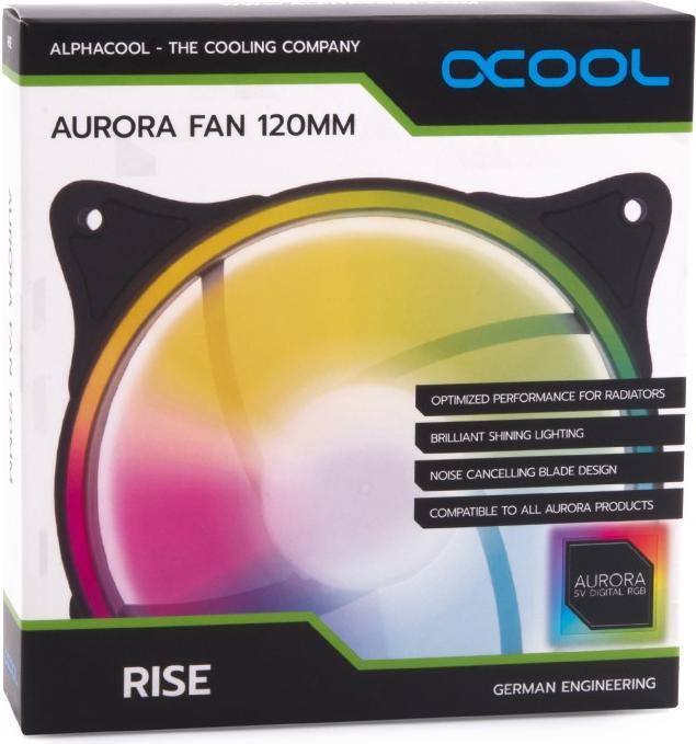 Produktbild Alphacool Rise Aurora PWM-Lüfter (120 mm, 1 x)