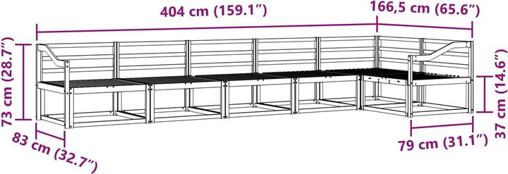 Produktbild vidaXL Outdoor-Sofa