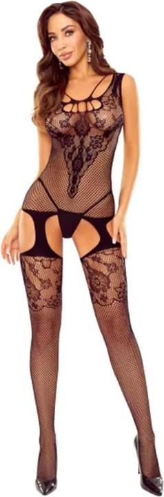 Actual product image Passion Bodystocking-Ouvert in schwarz (L, S)
