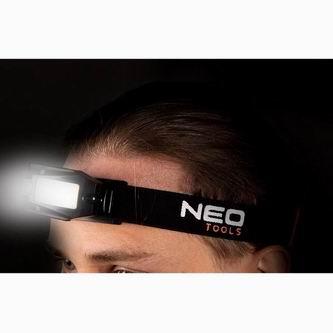 Produktbild Neo Tools Rechargeable USB Flashlight 180 lm COB LED + motion sensor (180 lm)