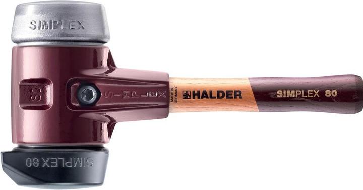 Produktbild Halder SIMPLEX-Schonhammer Tempergussgehäuse/Holzstiel