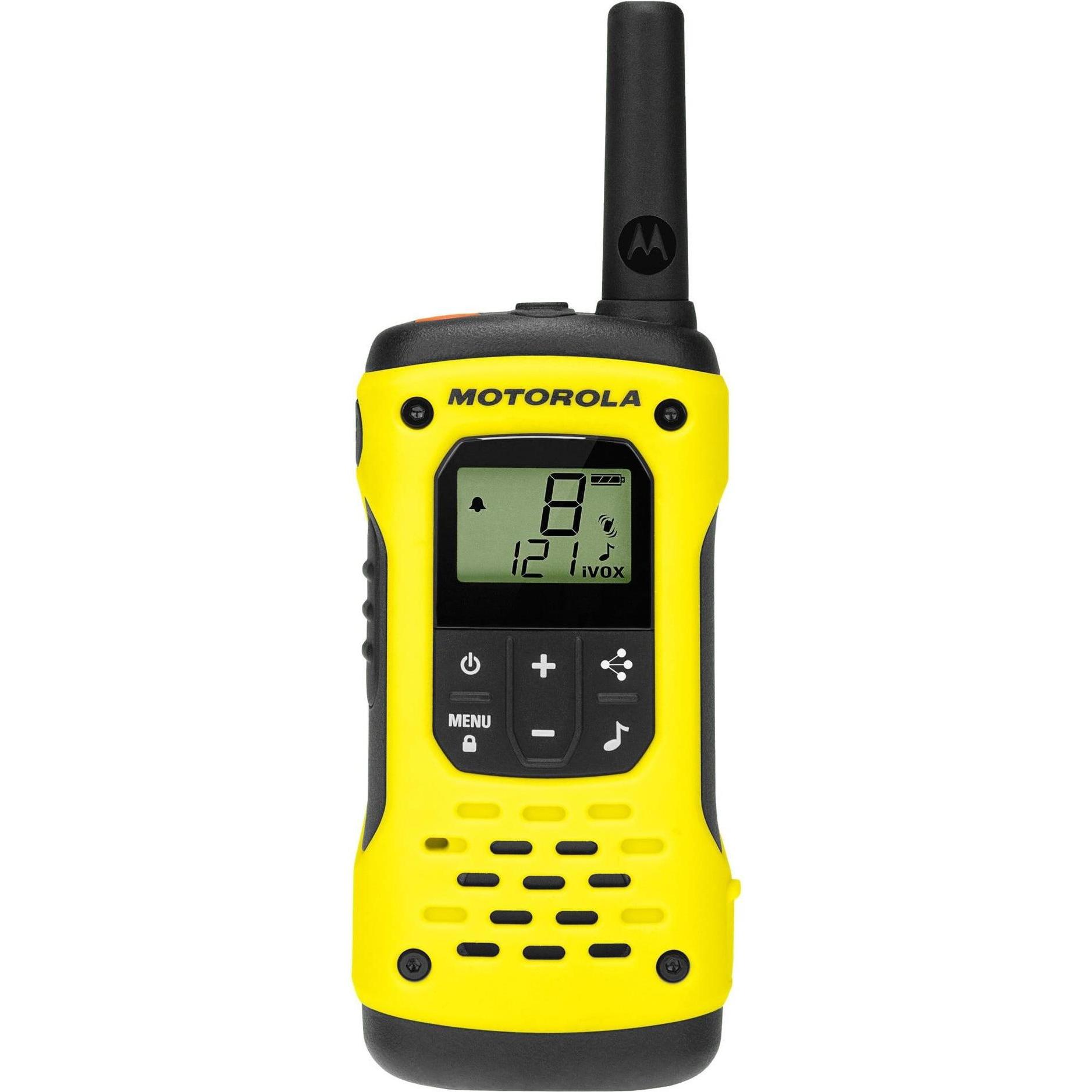 Motorola TLKR T92 H2O Duopack (10 km), Walkie-Talkie, Schwarz, Gelb