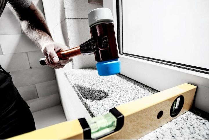 Actual product image Halder Soft faced hammer 1500g 60mm TPE-soft/TPE-mid TE housing (1420 g)