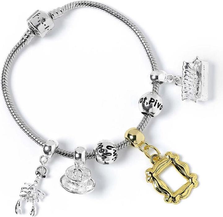 Immagine prodotto Carat AMICI - Bracciale + 4 ciondoli (19 cm, Argento)