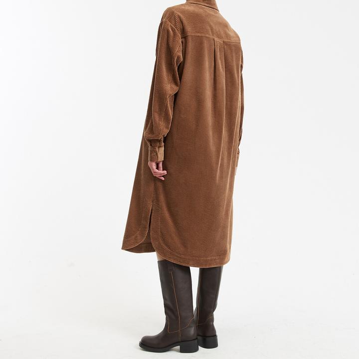 Immagine prodotto La Redoute Collections Gerade geschnittenes Cordkleid in Midilänge (32)