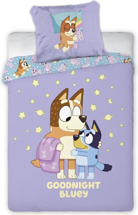 BrandMac Bed Linen - Junior Size 100 x 140 cm - Bluey & Chilli (1029597)