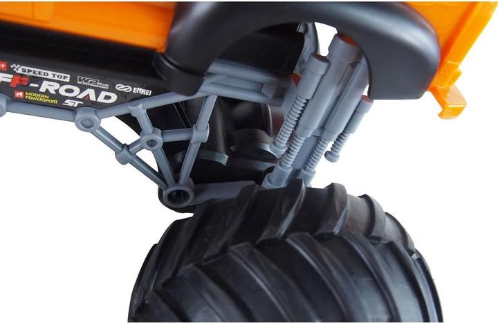 Immagine prodotto Amewi Crazy Monster Truck elettrico spazzolato 2WD 1:16 RTR arancione (RTR pronto all'uso)