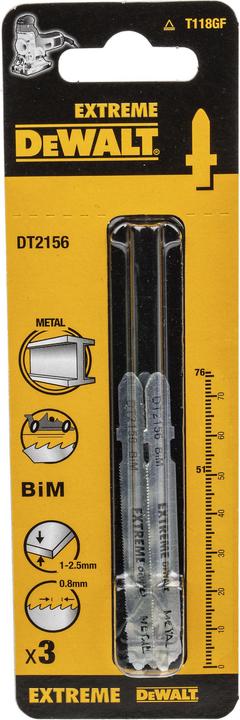 Produktbild DeWalt Stichsägeblatt Metallblech