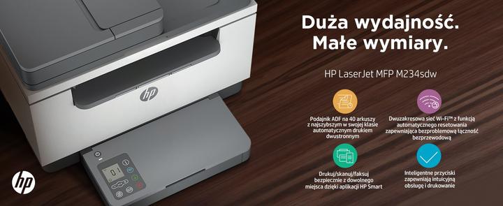 Image du produit HP LaserJet Pro MFP M234sdw (Laser, Noir et blanc)