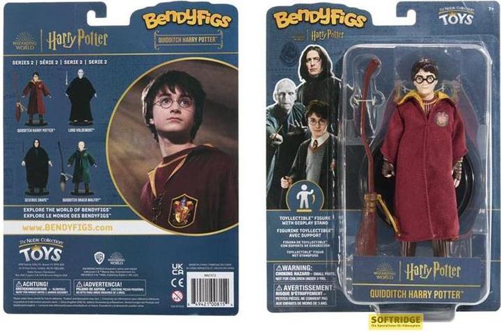 Image du produit Noble Collection Harry Potter figurine flexible Bendyfigs Harry Potter Quidditch 19 cm
