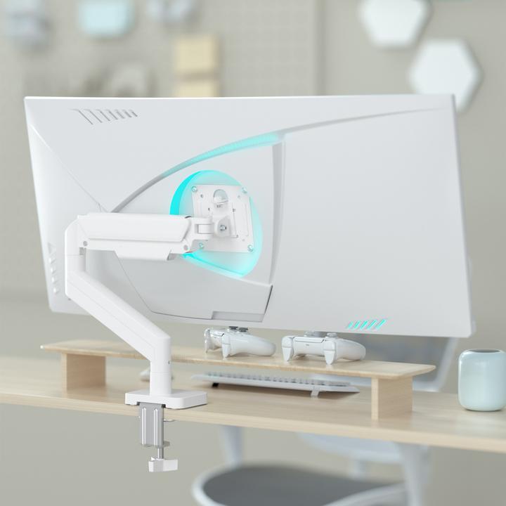 Produktbild Gembird Full-motion desk display mounting arm 17"-32" white (Tisch, 32", 10 kg)