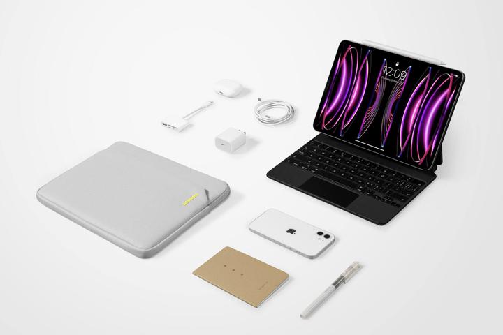 Actual product image tomtoc Light-B18 (iPad Pro 12.9 2020 (4. Gen), iPad Pro 12.9 2018 (3. Gen), iPad Pro 12.9 2021 (5th Gen), iPad Pro 12.9 2022 (6th Gen))