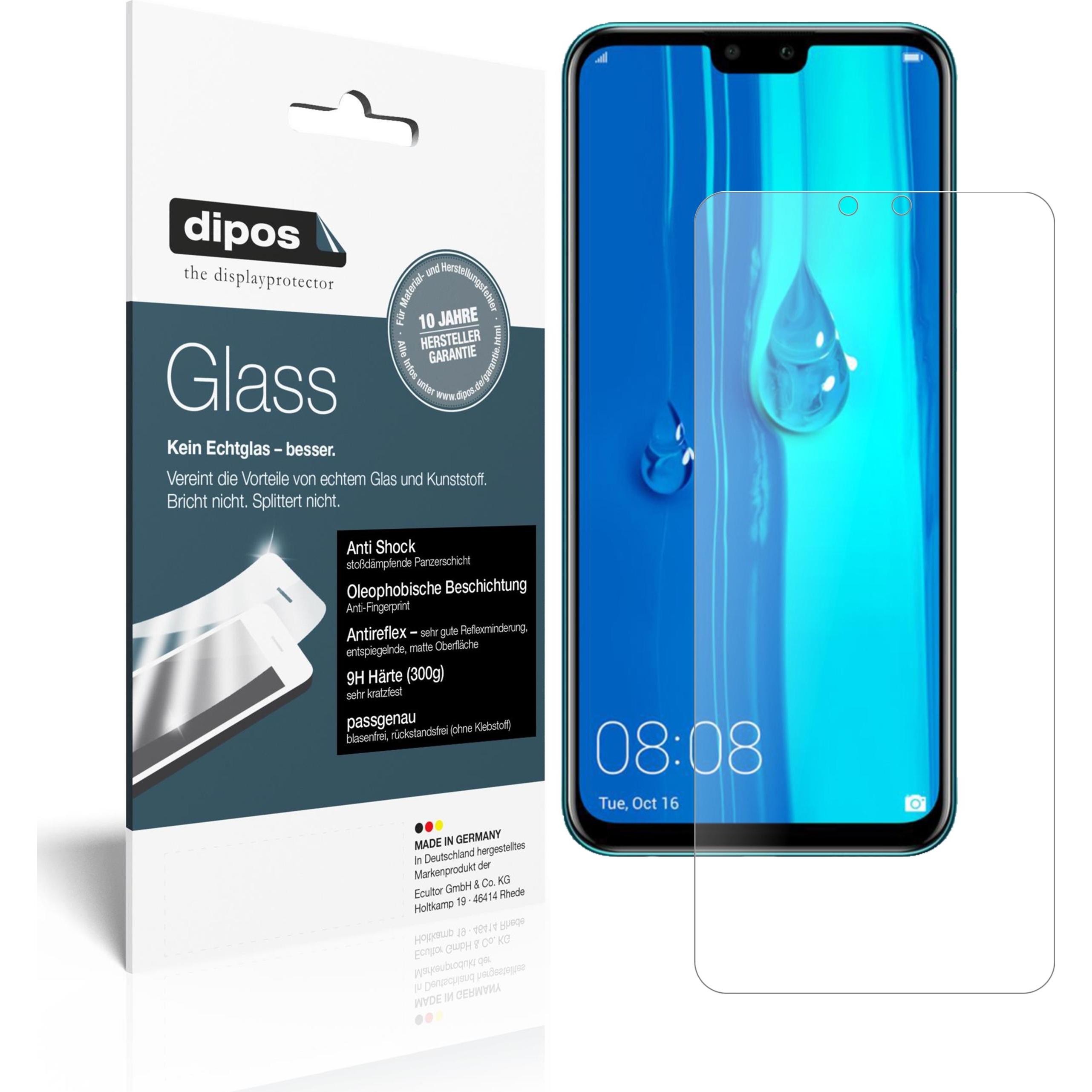 Dipos Displayschutz Anti-Shock (1 Stück, Huawei Enjoy 9 Plus), Smartphone Schutzfolie, Transparent