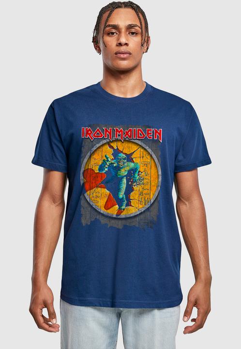Produktbild Merchcode Powerslave - Mummy Circle Ripped Paper T-Shirt - 190105 (M)
