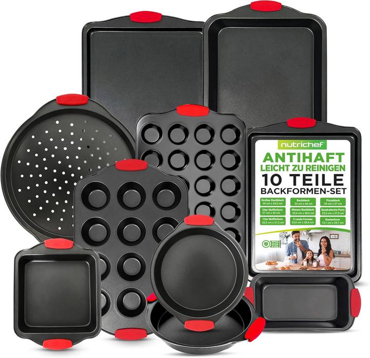 Produktbild Nutrichef 10-teiliges Backformen Set (30 cm)