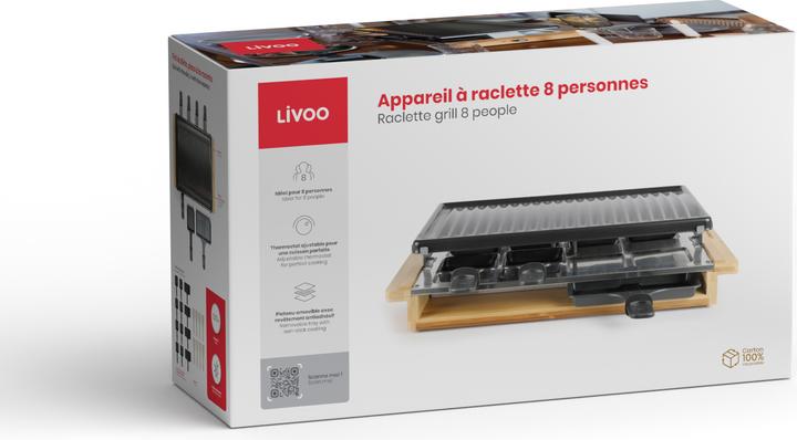 Productafbeelding Livoo Racletteapparaat voor 8 personen