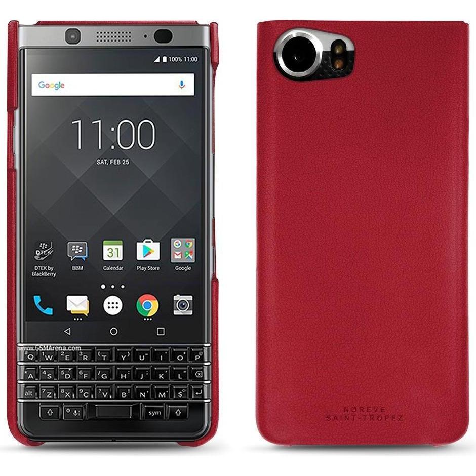 Thumbnail - Noreve Lederschutzhülle (Blackberry KEYone), Smartphone Hülle, Rot