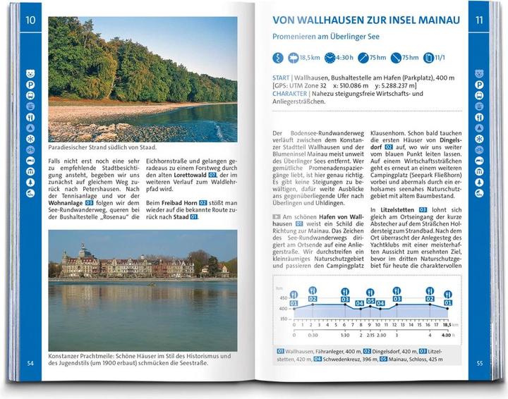 Actual product image Wanderführer 5606 Bodensee, 75 Touren (German, Franziska Baumann, 2022)