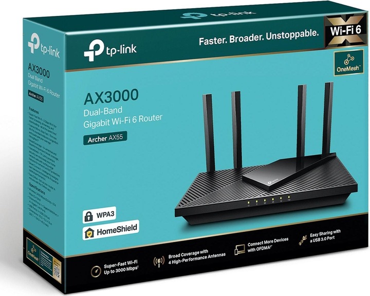 Actual product image TP-Link Archer AX55