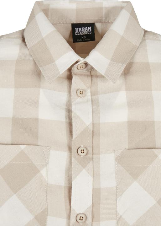 Actual product image Urban Classics Ladies Turnup Checked Flannel Shirt (4XL)